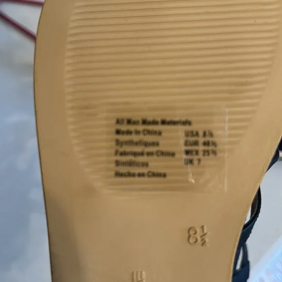 Women’s American Eagle Sandals size 8 1/2 Brown and Black - Picture 5 of 7